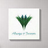 Blue Thistle - Immer & Forever - Leinwand (Vorderseite)