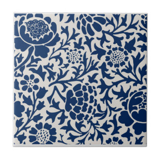 Blue Thistle Muster European Style Fliese