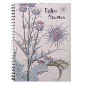 Blue Thistle Notizblock (Vorderseite)