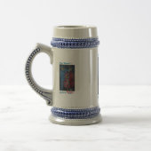 Blue Thread Anzugs Bierglas (Links)