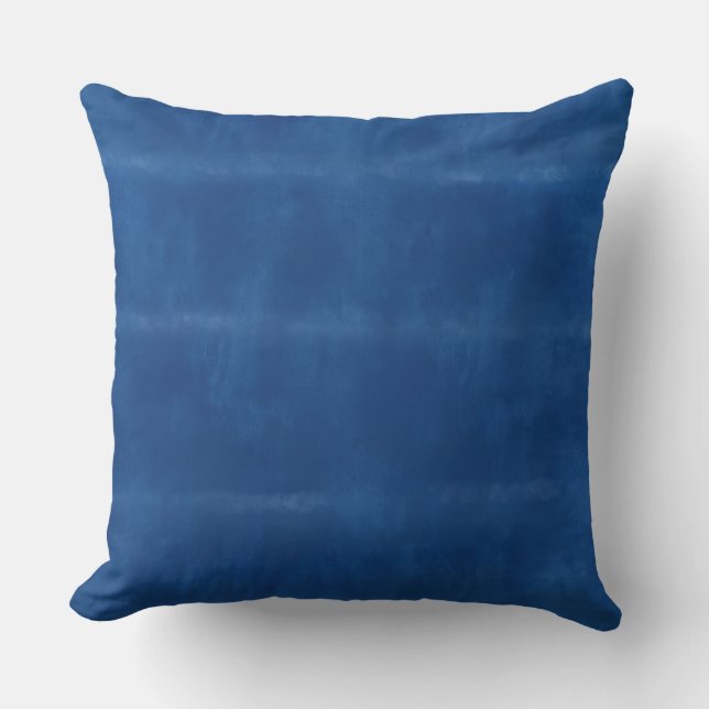Blue Throw Pillow Kissen (Vorderseite)