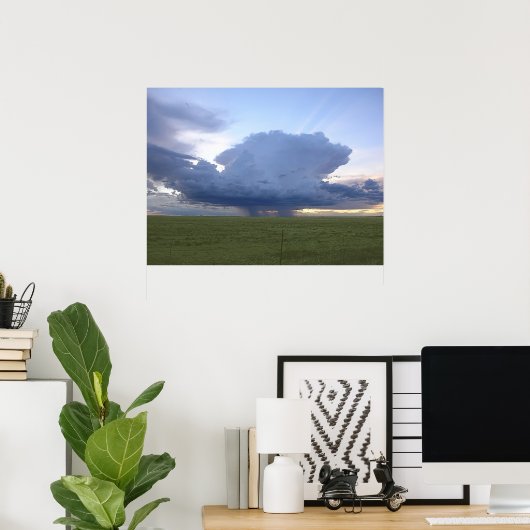 Blue Thunderhead Poster (Heimbüro)