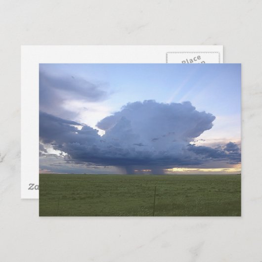 Blue Thunderhead Postkarte (Vorne/Hinten)