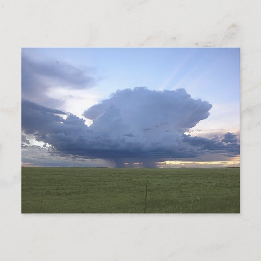 Blue Thunderhead Postkarte (Vorderseite)