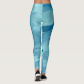 Blue Tie Dye  Leggings (Rückseite)