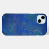 Blue Tiffany stone abstrakte Kunst Case-Mate iPhone Hülle (Rückseite (Horizontal))