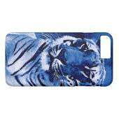 Blue Tiger Artwork iPhone 7 Plus Fall Case-Mate iPhone Hülle (Rückseite (Horizontal))