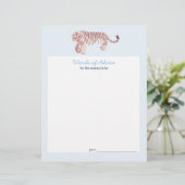 Blue Tiger Baby Showcard Flyer (Stehend Vorderseite)