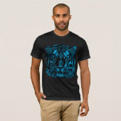 Blue Tiger Face T-Shirt (Vorne ganz)