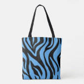 Blue Tiger Fashion Tasche (Rückseite)