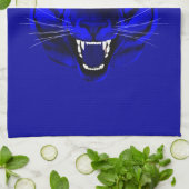 Blue Tiger Handtuch (Gefaltet)
