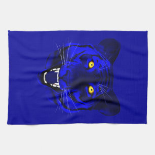 Blue Tiger Handtuch