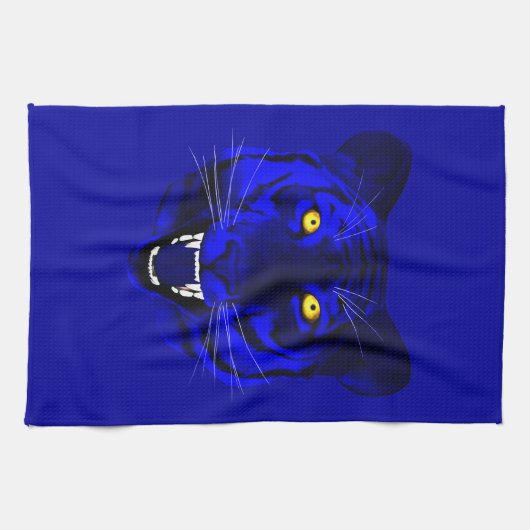 Blue Tiger Handtuch (Horizontal)