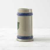 Blue Tiger Head Bierglas (Mittel)