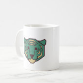 Blue Tiger Head Kaffeetasse (Vorderseite Links)