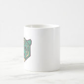 Blue Tiger Head Kaffeetasse (Mittel)