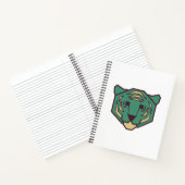 Blue Tiger Head Notizblock (Innenseite)