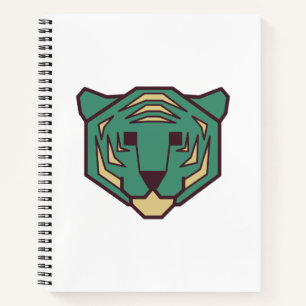 Blue Tiger Head Notizblock