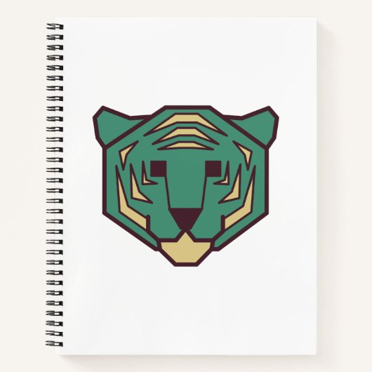 Blue Tiger Head Notizblock (Vorderseite)
