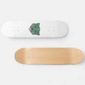 Blue Tiger Head Skateboard (Horizontal)