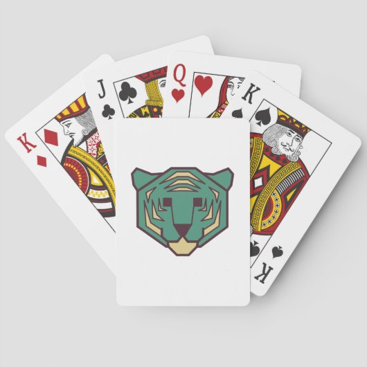 Blue Tiger Head Spielkarten (Rückseite)