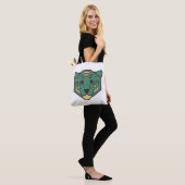 Blue Tiger Head Tasche (Am Model)
