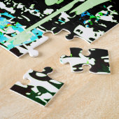 Blue Tiger Head - Tiger Portrait Puzzle (Seite)