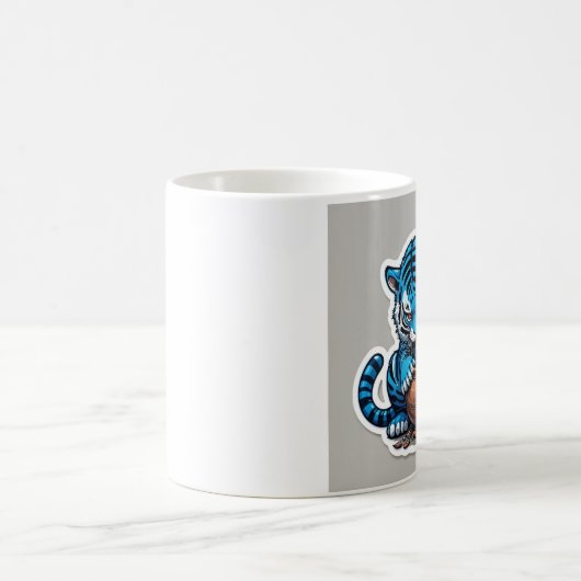 Blue tiger kaffeetasse (Mittel)