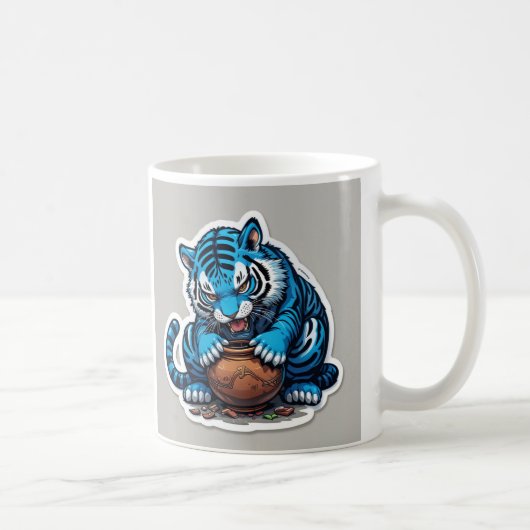 Blue tiger kaffeetasse (Rechts)