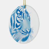 Blue Tiger Keramik Ornament (Rechts)