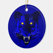 Blue Tiger Keramik Ornament (Links)