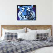 Blue Tiger Leinwanddruck (Insitu (Schlafzimmer))