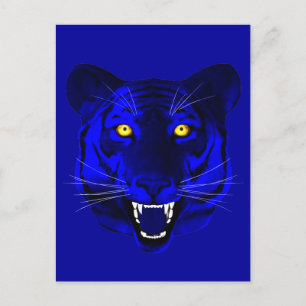 Blue Tiger Postkarte