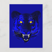 Blue Tiger Postkarte (Vorderseite)