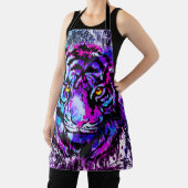 Blue Tiger Schürze - Tiger Zeichnend (InSitu)