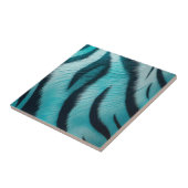 Blue Tiger Stripe Fliese (Seite)