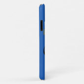 Blue Tiger Symbol Chinoiserie Chic Case-Mate iPhone Hülle (Hinten/Rechts)