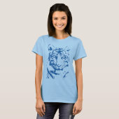 Blue Tiger T-Shirt (Vorne ganz)