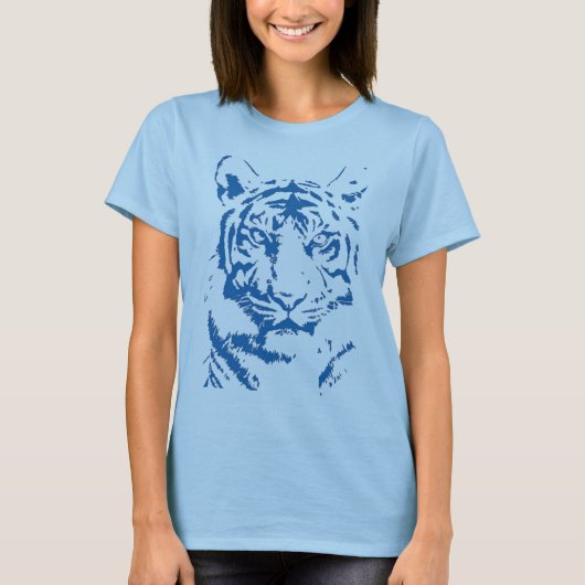 Blue Tiger T-Shirt (Vorderseite)