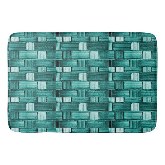 Blue Tile Bathmat Badematte (Vorderseite)