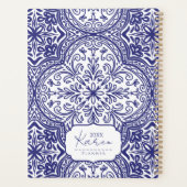 Blue Tile Bliss Hardcover Planer (Rückseite)