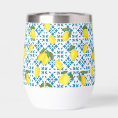 Blue Tile French Country Lemon Pattern (Rückseite)