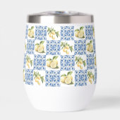 Blue Tile French Country Lemon Pattern (Vorderseite)