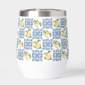 Blue Tile French Country Lemon Pattern (Rückseite)