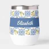 Blue Tile French Country Lemon Pattern Name (Links)