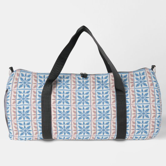 Blue Tile Large Duffle Bag (Rückseite)