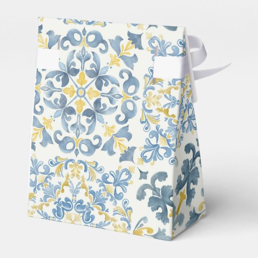 Blue Tile Lemon Geschenkschachtel (Rückseite)