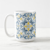 Blue Tile Lemon Kaffeetasse (Links)