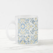 Blue Tile Lemon Mattglastasse (Links)