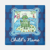 Blue Tile Magnet $ 3,65 (Vorne)